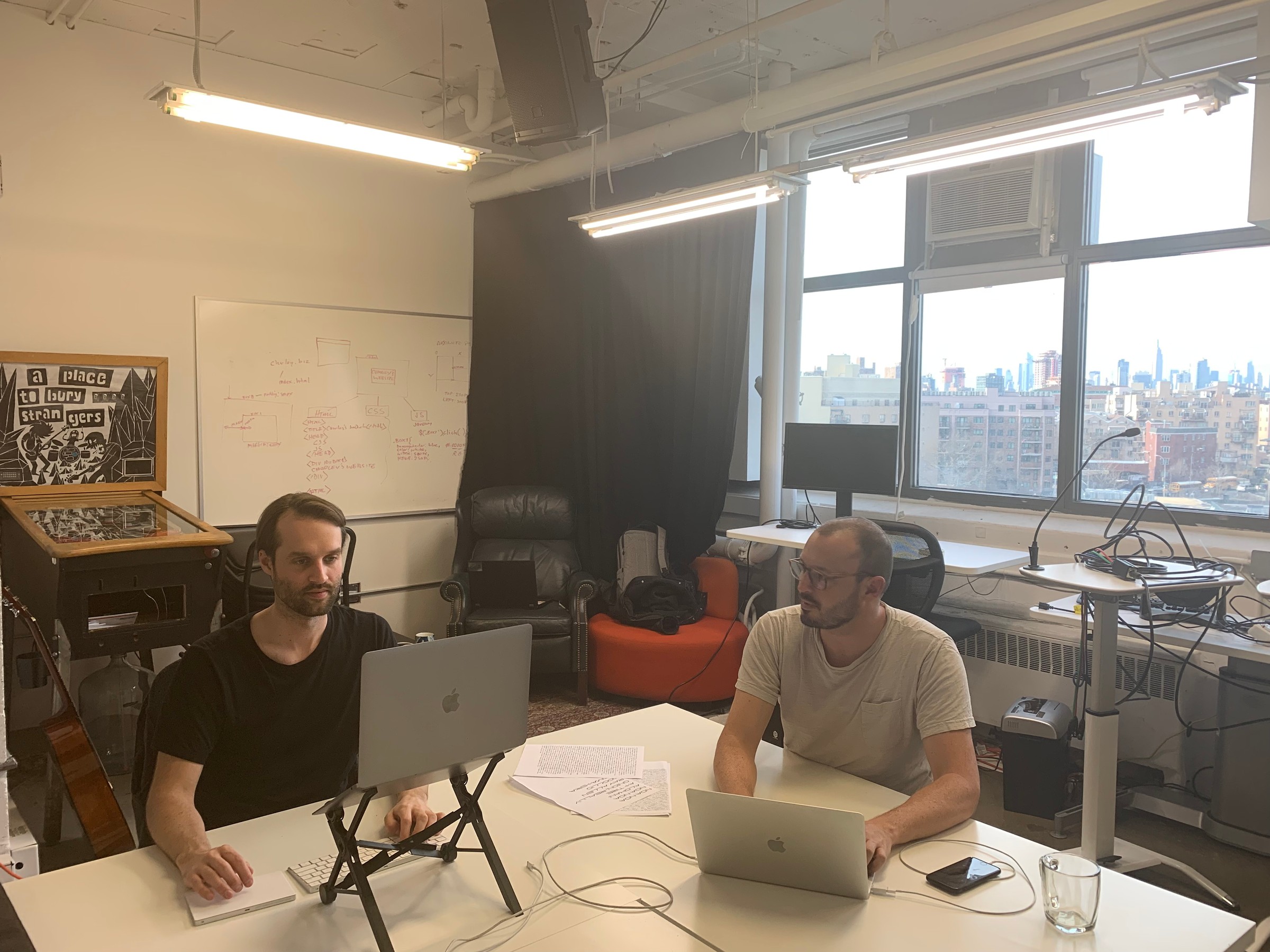 Rune and Martìn in Brooklyn